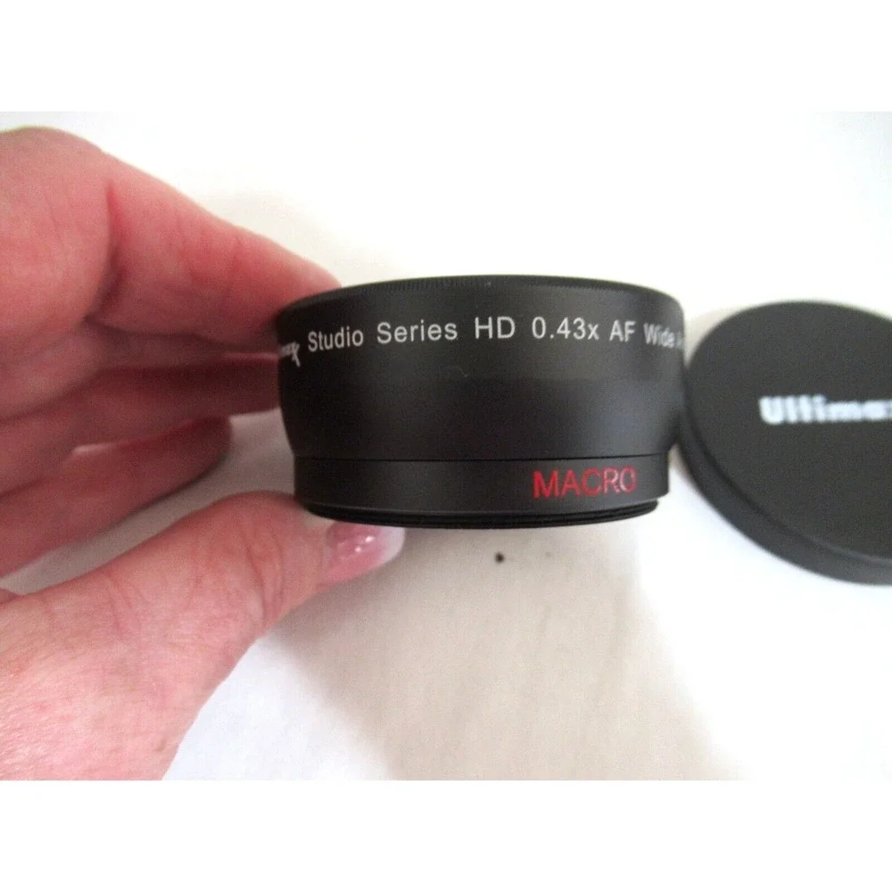 Ultimaxx Studio Series HD 0.43x AF Wide Angle Lens 58MM With Macro